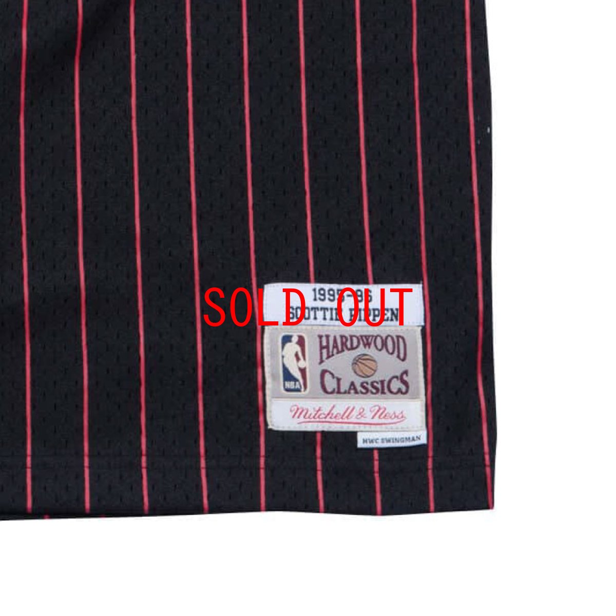 画像7: Chicago Bulls NBA Swingman Alternate Jersey Scottie Pippen 95-96 シカゴ ブルズ スコッティ ピッペン バスケットボール ゲーム シャツ (7)