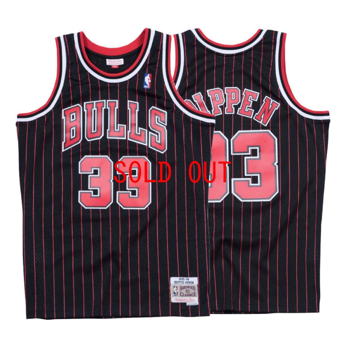 画像1: Chicago Bulls NBA Swingman Alternate Jersey Scottie Pippen 95-96 シカゴ ブルズ スコッティ ピッペン バスケットボール ゲーム シャツ (1)