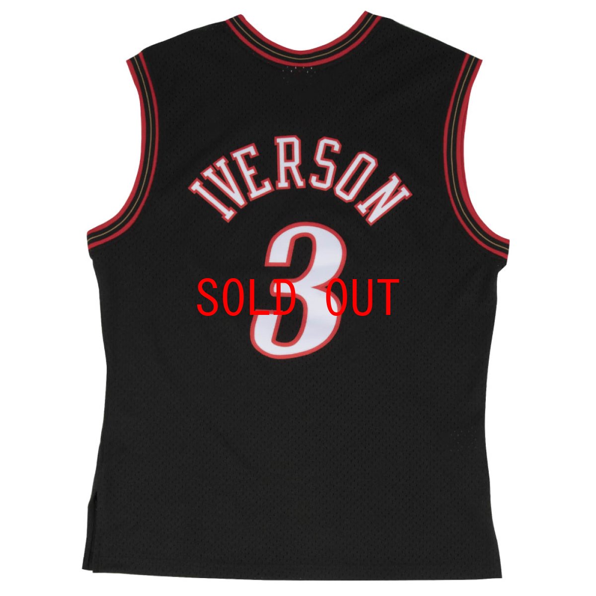 画像3: Philadelphia 76Ers NBA Swingman Jersey 00 #3 Allen Ivers アレン アイバーソン セブンティ シクサーズ スイングマン ジャージ バスケットボール ゲーム シャツ (3)