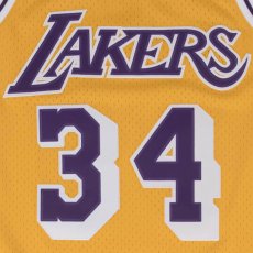 画像5: Los Angeles Lakers NBA Swingman Home Jersey 96-97 シャキール オニール レイカーズ スイングマン ジャージ バスケットボール ゲーム シャツ (5)