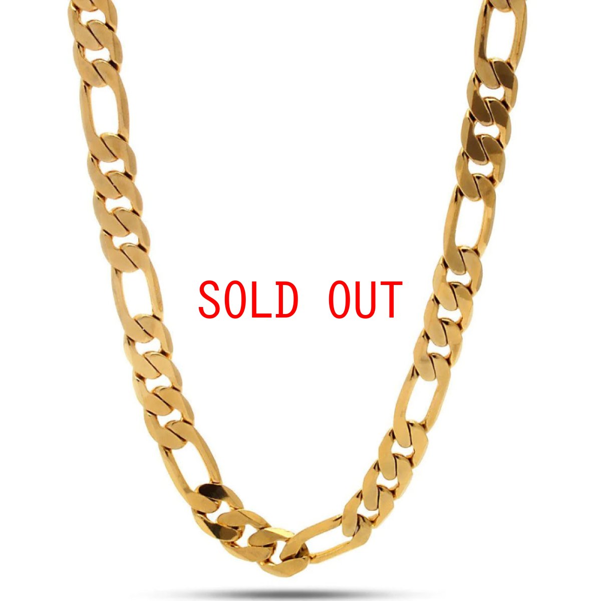 King Ice 8mm Figaro Chain Necklace