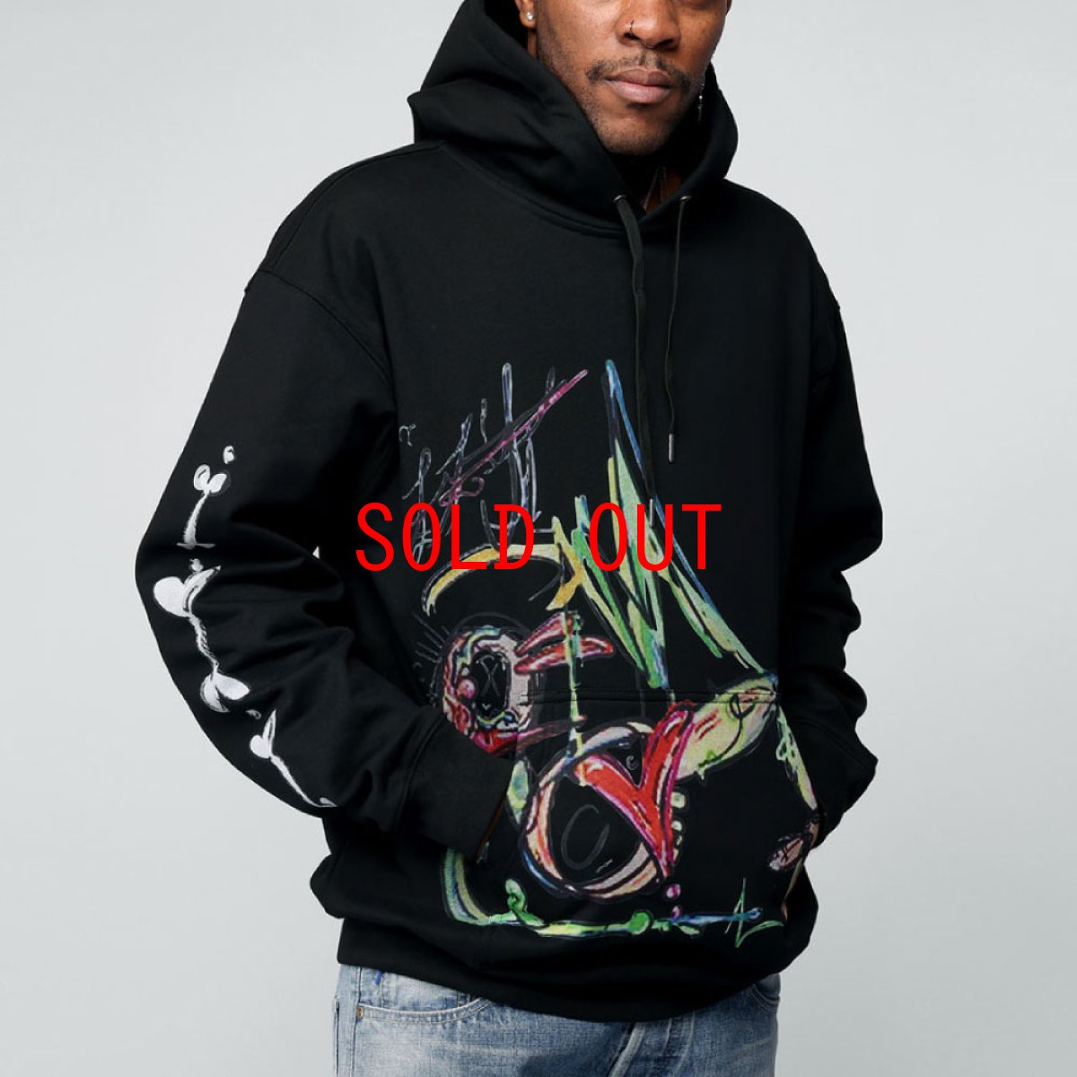 画像1: × Kyzer Bone Thug Hoodie カイザー プルオーバー パーカー (1)