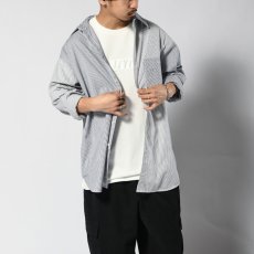 画像7: Mixed Stripe L/S Big Shirt ストライプ ビッグ 長袖 シャツ (7)