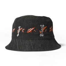 画像2: × Kyzer Kiss ＆ Bones Bucket Hat バケット ハット 帽子 (2)