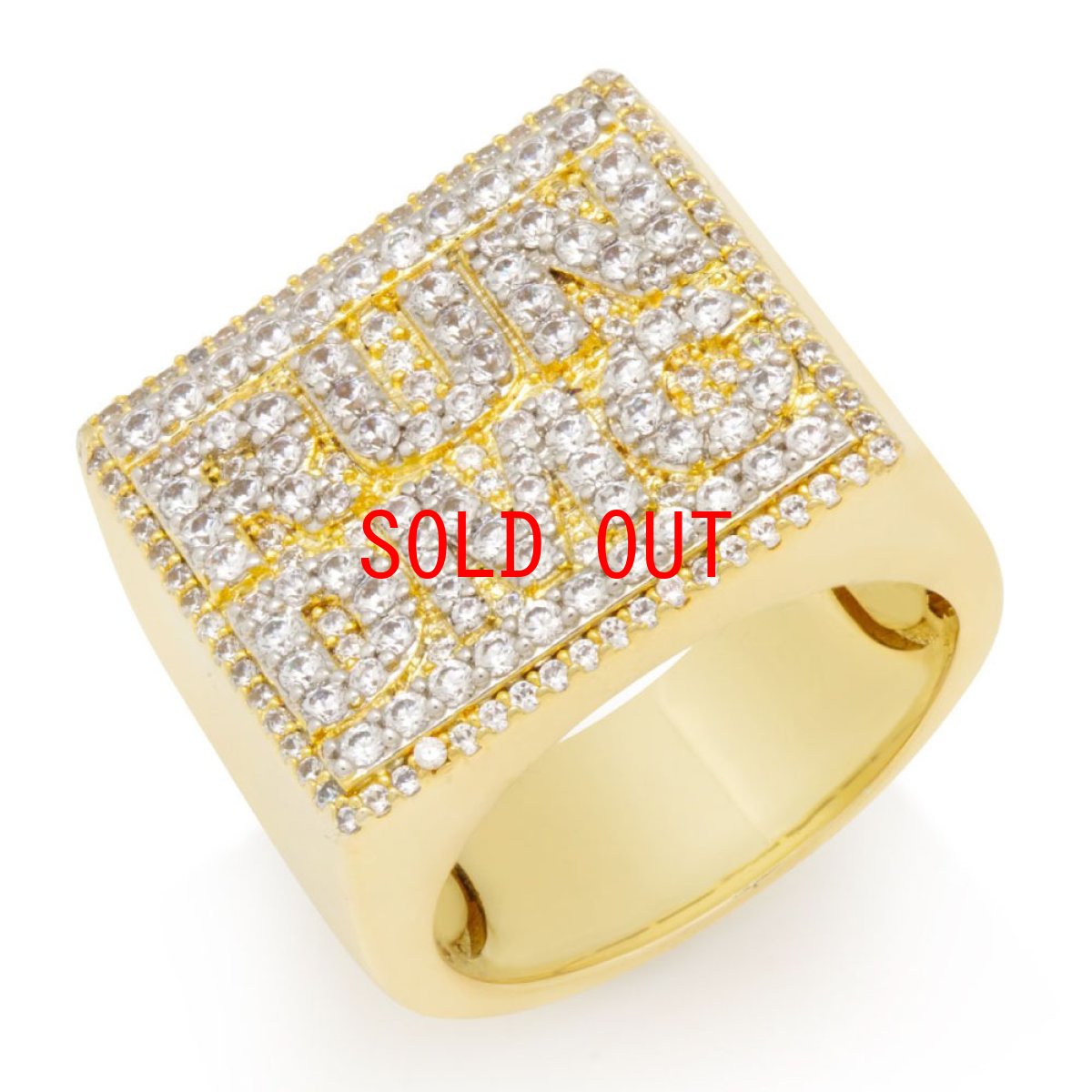 画像2: × RUN DMC Classic Logo Ring ランディーエムシー ロゴ リング 指輪 (2)