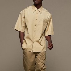 画像1: Oversized S/S Solid Cotton Poplin Shirt オーバーサイズ ソリッド コットン シャツ (1)
