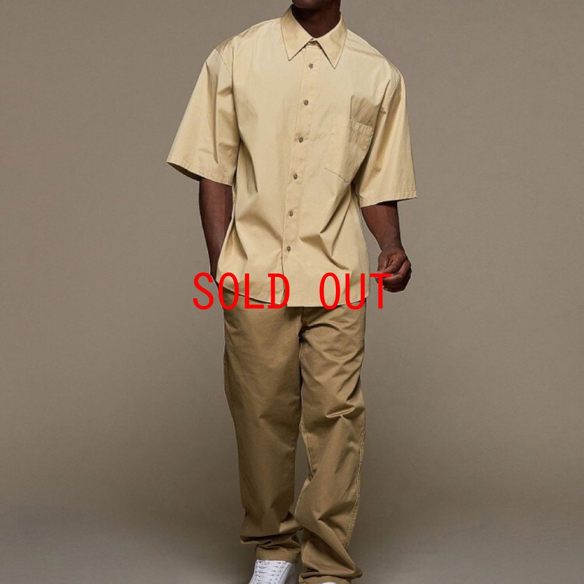 画像10: Oversized S/S Solid Cotton Poplin Shirt オーバーサイズ ソリッド コットン シャツ (10)