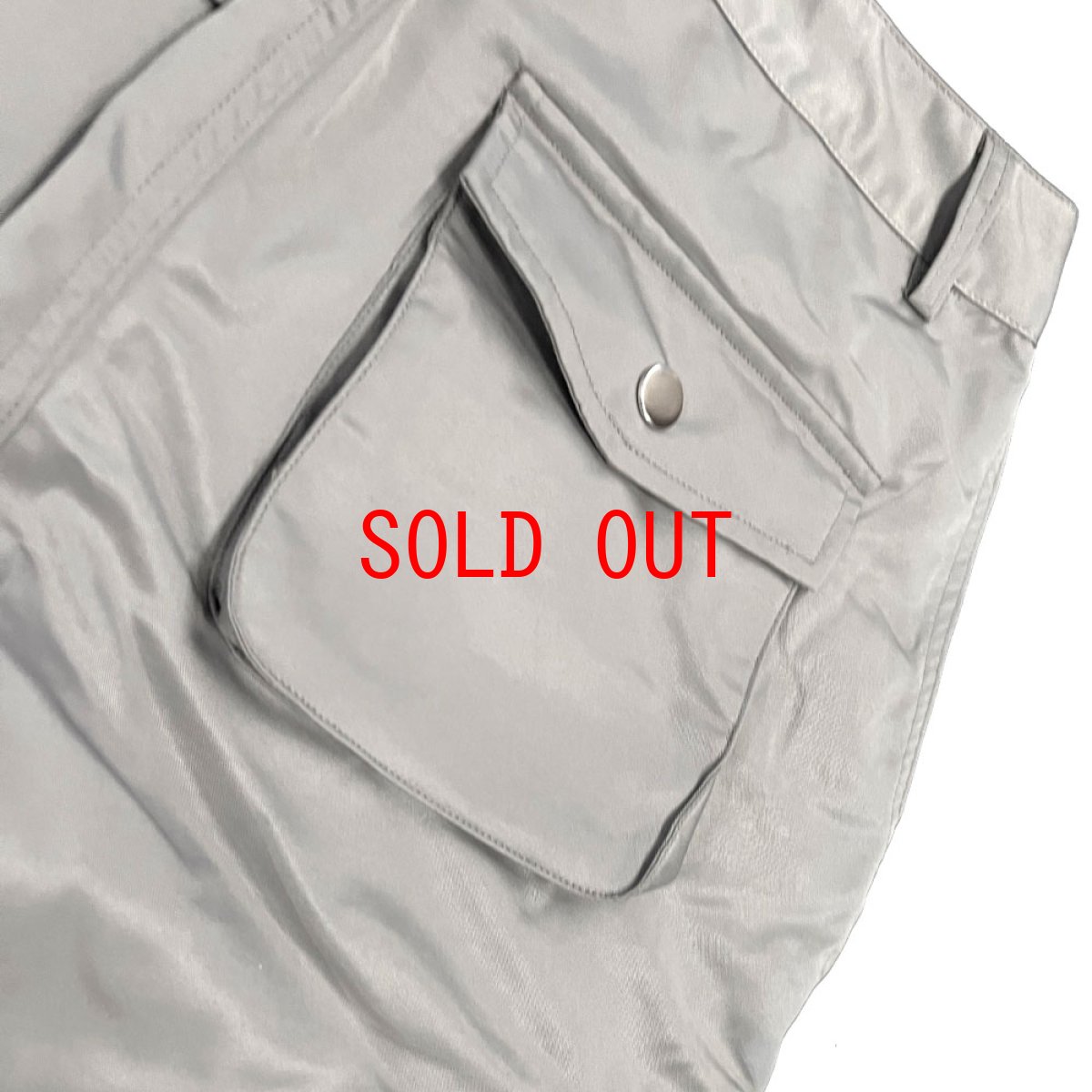 画像8: Osaka Nyon Flare Cargo Pants ナイロン フレア カーゴ パンツ (8)