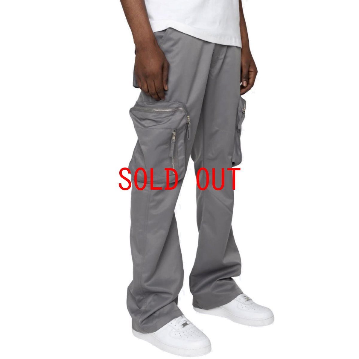 画像6: Osaka Nyon Flare Cargo Pants ナイロン フレア カーゴ パンツ (6)