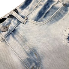 画像5: Punk Paisley Patchwork Flare Denim Pants ペイズリー パッチワーク カスタム デニム フレア パンツ (5)