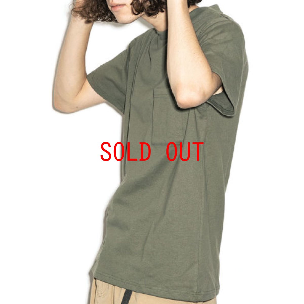 画像3: USA Cotton Heavy Weight S/S Solid Pocket Tee 半袖 ソリッド ヘビー ウェイト 無地 Tシャツ (3)