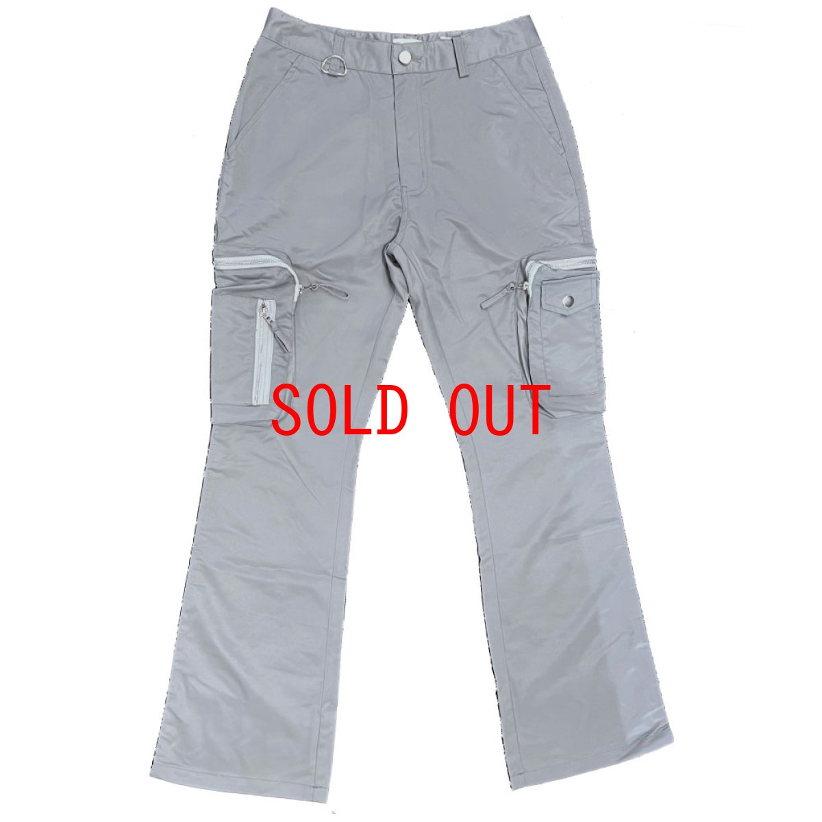 画像3: Osaka Nyon Flare Cargo Pants ナイロン フレア カーゴ パンツ (3)