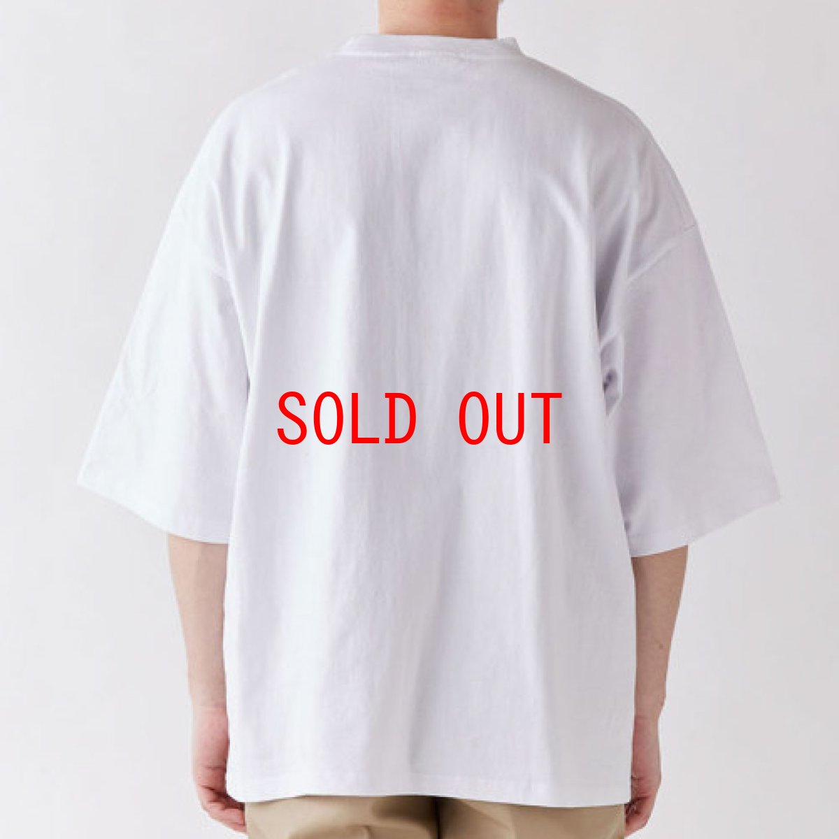 画像2: USA Cotton Heavy Weight S/S Solid Super BIG Tee 半袖 ソリッド ヘビー ウェイト 無地 Tシャツ (2)