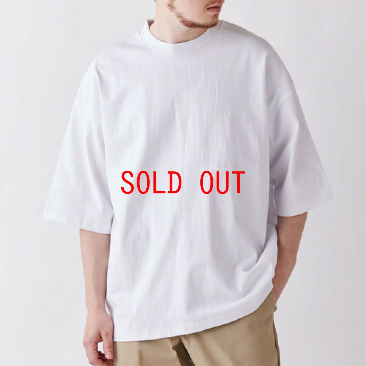 画像1: USA Cotton Heavy Weight S/S Solid Super BIG Tee 半袖 ソリッド ヘビー ウェイト 無地 Tシャツ (1)