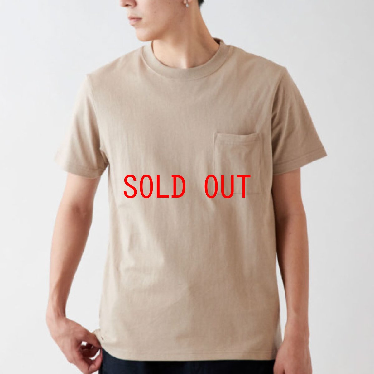 画像1: USA Cotton Heavy Weight S/S Solid Pocket Tee 半袖 ソリッド ヘビー ウェイト 無地 Tシャツ (1)