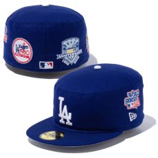 画像1: Pill Box Los Angeles Dodgers World Series All Star Game Cap 刺繍 デザイン MLB 公式 キャップ 帽子 (1)