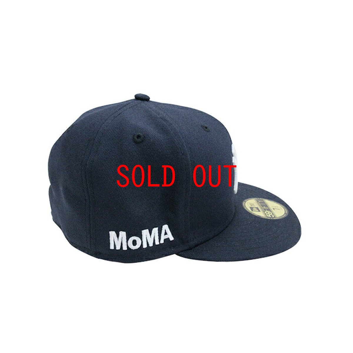 画像6: × MOMA 59Fifty Newyork Yakees Cap ロゴ サイド 刺繍 ニューヨーク ヤンキース MLB 公式 キャップ 帽子 Official (6)