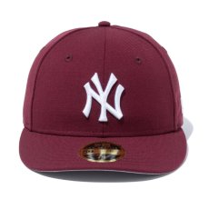 画像2: LP 59Fifty New York Yankees cap MLB ニューヨーク・ヤンキース Maroon Classic クラシック MLB 公式 Official (2)