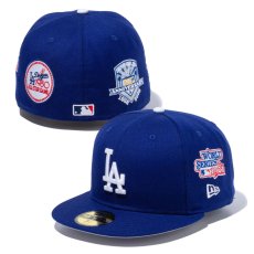 画像1: 59Fifty Los Angeles Dodgers Cap ワールドシリーズ ロサンゼルス ドジャース オールスター キャップ 帽子 MLB 公式 Official (1)
