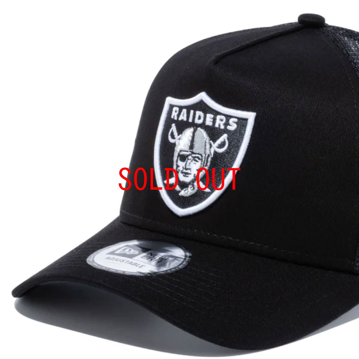 画像3: 9Forty A-Frame Trucker Las Vegas Raiders Mesh Cap Logo NFL トラッカー ラスベガス レイダース メッシュ キャップ 帽子 (3)