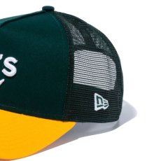 画像5: 9Forty A-Frame Trucker Oakland Athletics Mesh Cap Logo MLB オークランド アスレチックス メッシュ キャップ 帽子 (5)