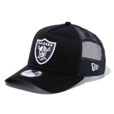 画像1: 9Forty A-Frame Trucker Las Vegas Raiders Mesh Cap Logo NFL トラッカー ラスベガス レイダース メッシュ キャップ 帽子 (1)