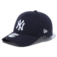 画像1: 9Forty Newyork Yankees cap Logo MLB Dark Navy ニューヨーク ヤンキース キャップ 帽子 (1)