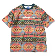 画像1: Navajo Native Pattern Lafayette Logo Tee ナバホ ネイティブ ロゴ 半袖 Tシャツ (1)