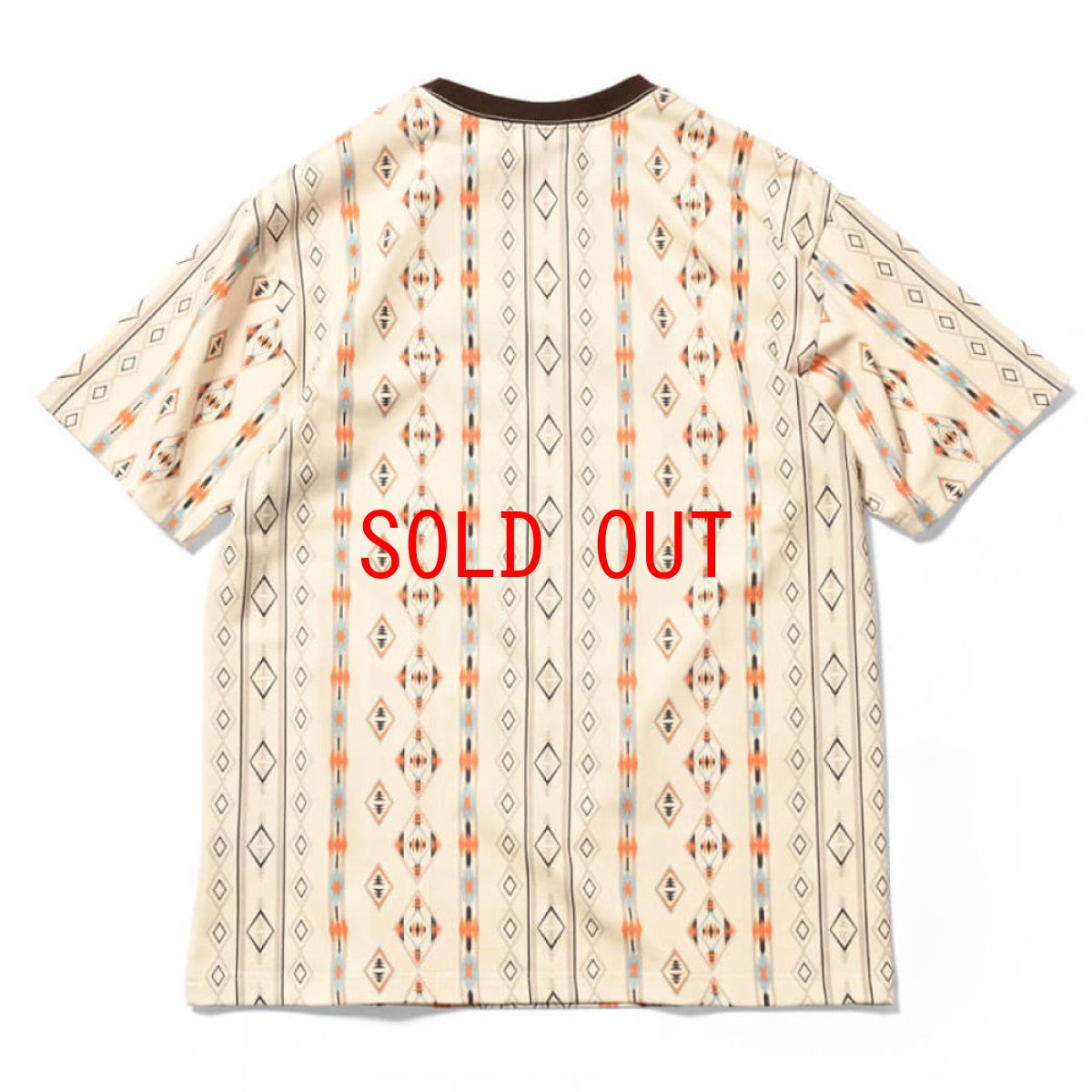 画像2: Navajo Native Pattern Lafayette Logo Tee ナバホ ネイティブ ロゴ 半袖 Tシャツ (2)