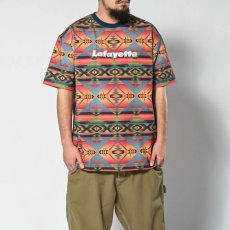 画像6: Navajo Native Pattern Lafayette Logo Tee ナバホ ネイティブ ロゴ 半袖 Tシャツ (6)