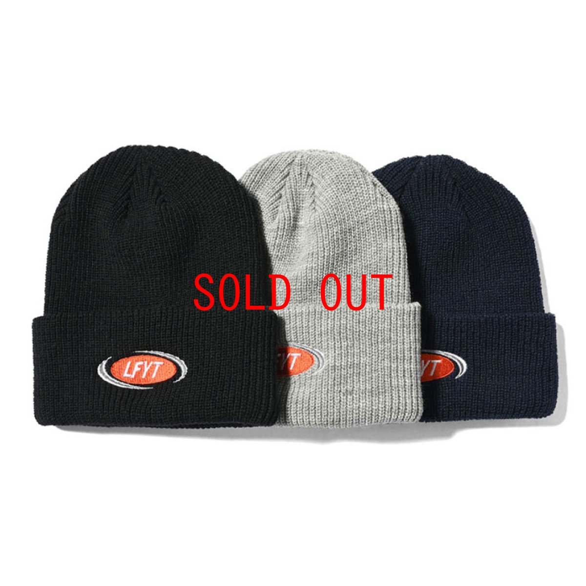 画像1: Oval Logo Beanie オーバル ロゴ ニットキャップ ビーニー (1)