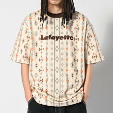 画像3: Navajo Native Pattern Lafayette Logo Tee ナバホ ネイティブ ロゴ 半袖 Tシャツ (3)