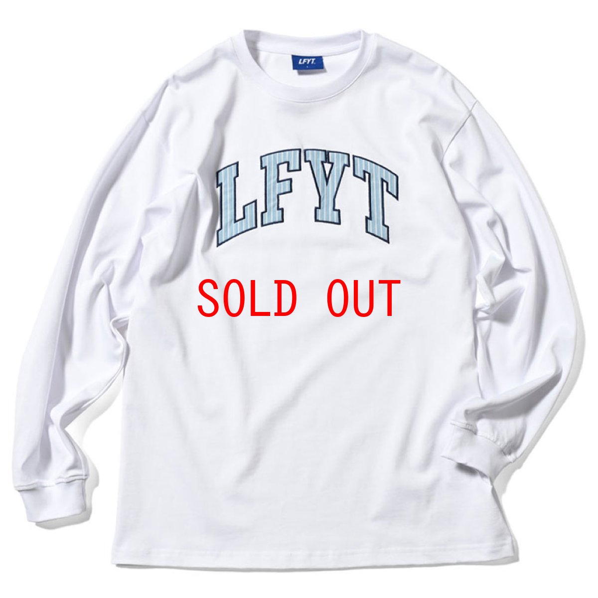 画像1: Striped LFYT Arch Logo L/S Tee ストライプ アーチ ロゴ 長袖 Tシャツ (1)