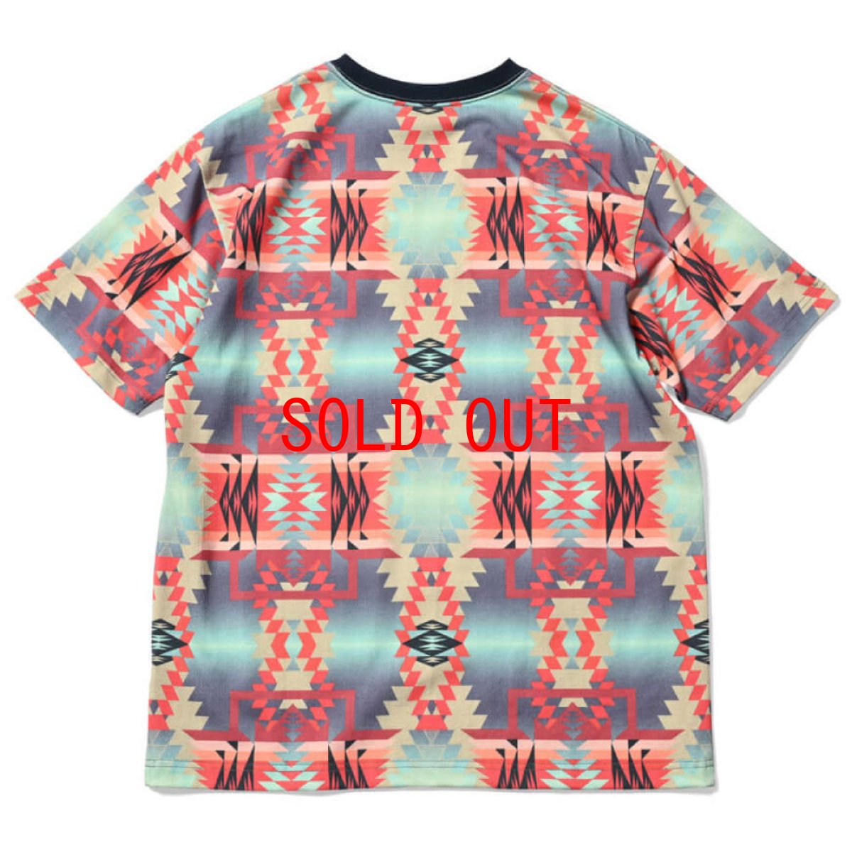 画像3: Navajo Native Pattern Lafayette Logo Tee ナバホ ネイティブ ロゴ 半袖 Tシャツ (3)