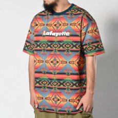 画像3: Navajo Native Pattern Lafayette Logo Tee ナバホ ネイティブ ロゴ 半袖 Tシャツ (3)