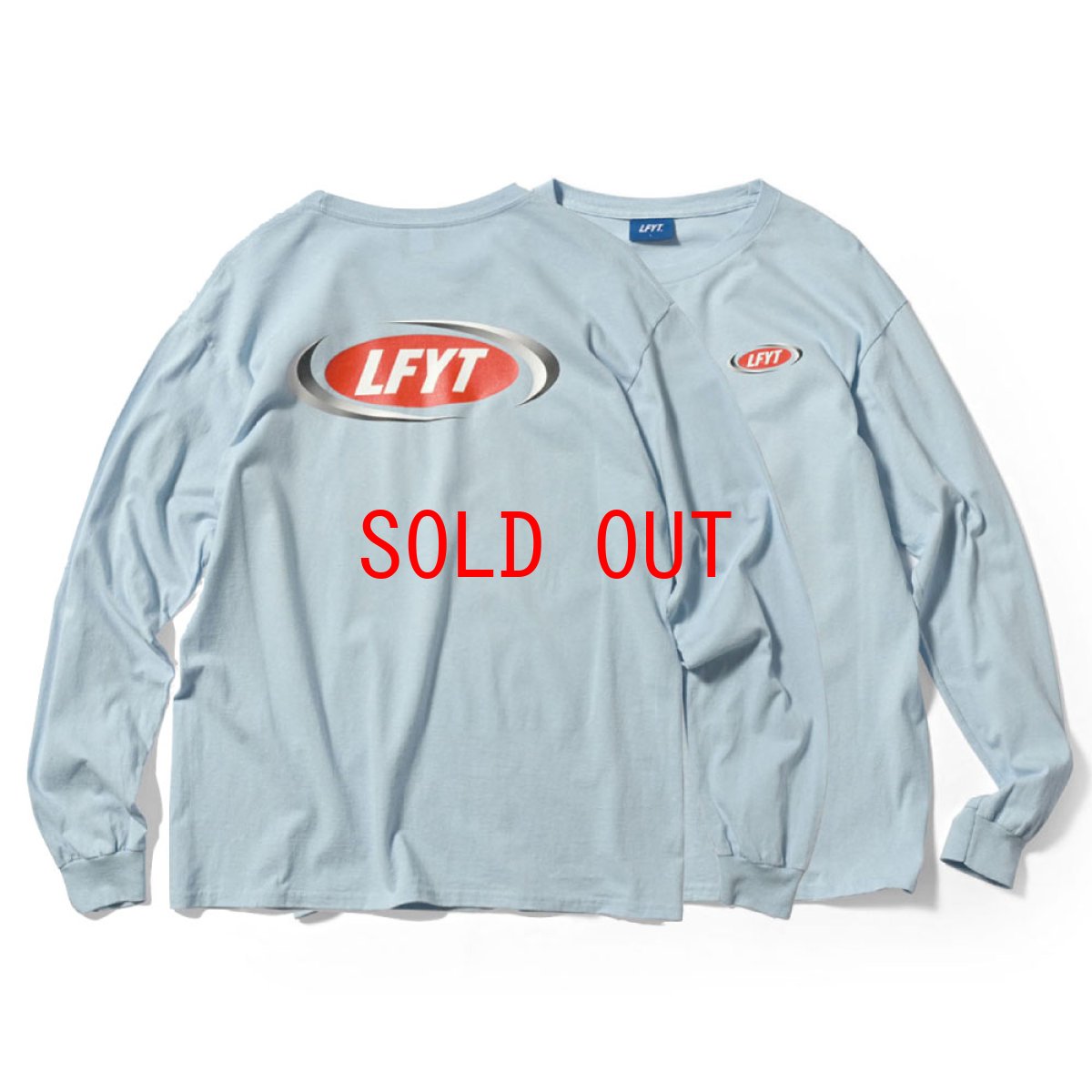 画像1: Oval Logo L/S Tee オーバル ロゴ 長袖 Tシャツ (1)