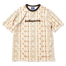 画像1: Navajo Native Pattern Lafayette Logo Tee ナバホ ネイティブ ロゴ 半袖 Tシャツ (1)