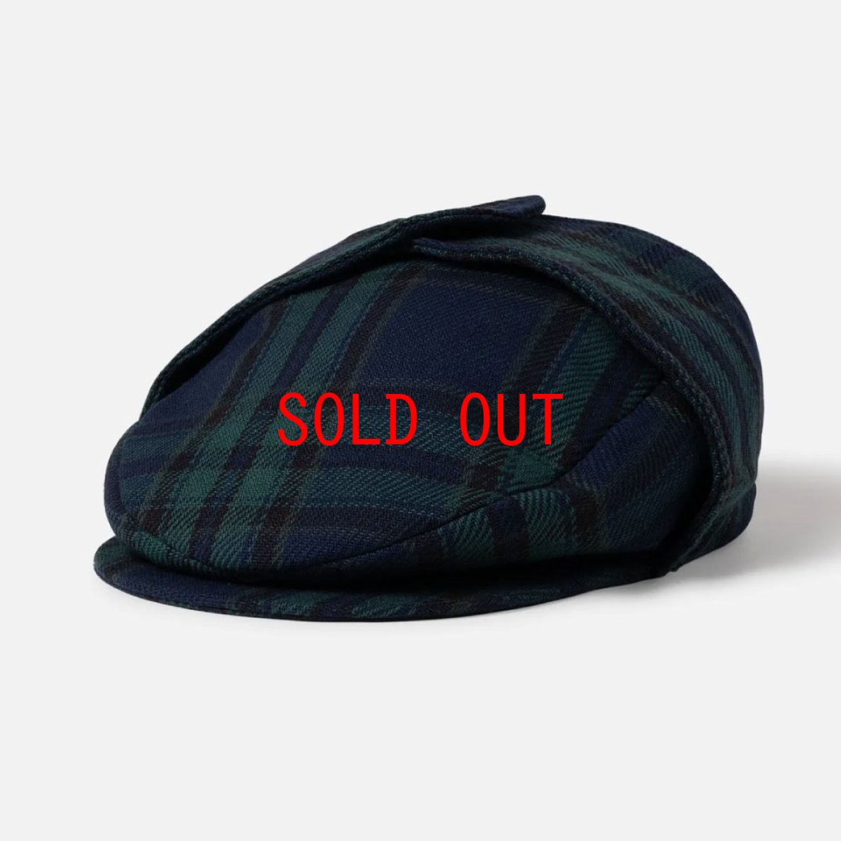 画像1: Plaid Dog Ear Hunting Cap プレイド ドッグ イヤー ハンチング キャップ  (1)