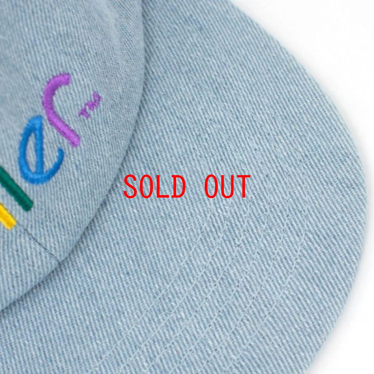 画像4: Jumble 6 Panel Denim Cap ジャンブル ロゴ パネル キャップ デニム 帽子 (4)