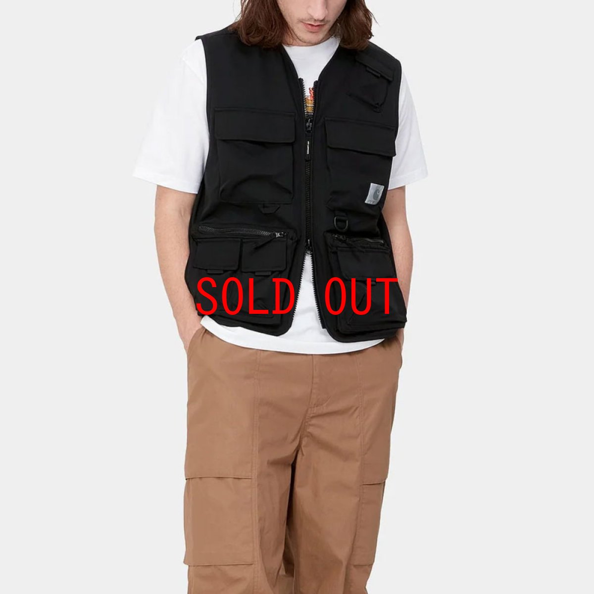 画像11: Elmwood Vest タクティカル オールド フィッシング ジャケット アウトドア Black ブラック (11)