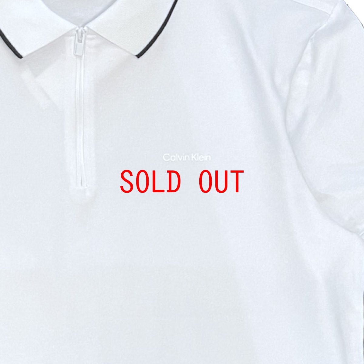 画像5: Half Zip S/S Move Polo Shirt WHT ハーフジップ 半袖 ポロ シャツ (5)