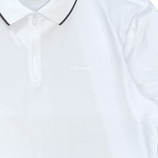 画像5: Half Zip S/S Move Polo Shirt WHT ハーフジップ 半袖 ポロ シャツ (5)
