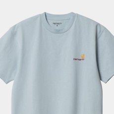 画像2: American Script S/S Tee ワンポイント ロゴ 半袖 Tシャツ (2)