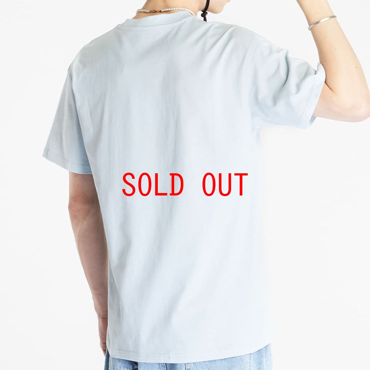 画像4: American Script S/S Tee ワンポイント ロゴ 半袖 Tシャツ (4)