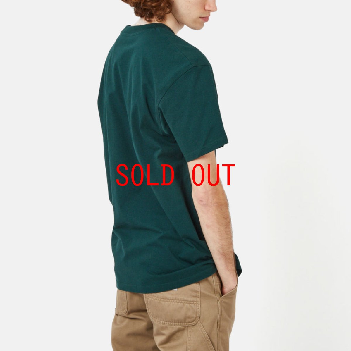 画像5: American Script S/S Tee ワンポイント ロゴ 半袖 Tシャツ (5)