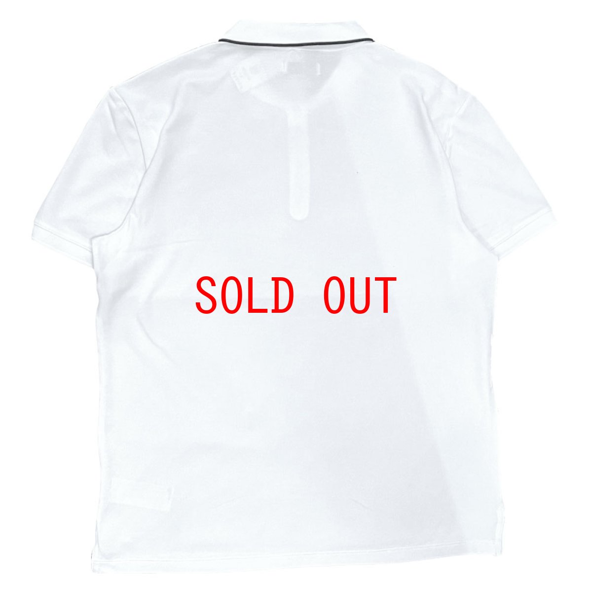 画像3: Half Zip S/S Move Polo Shirt WHT ハーフジップ 半袖 ポロ シャツ (3)