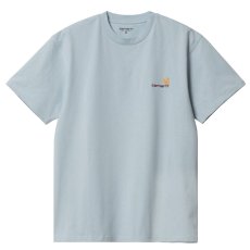 画像1: American Script S/S Tee ワンポイント ロゴ 半袖 Tシャツ (1)