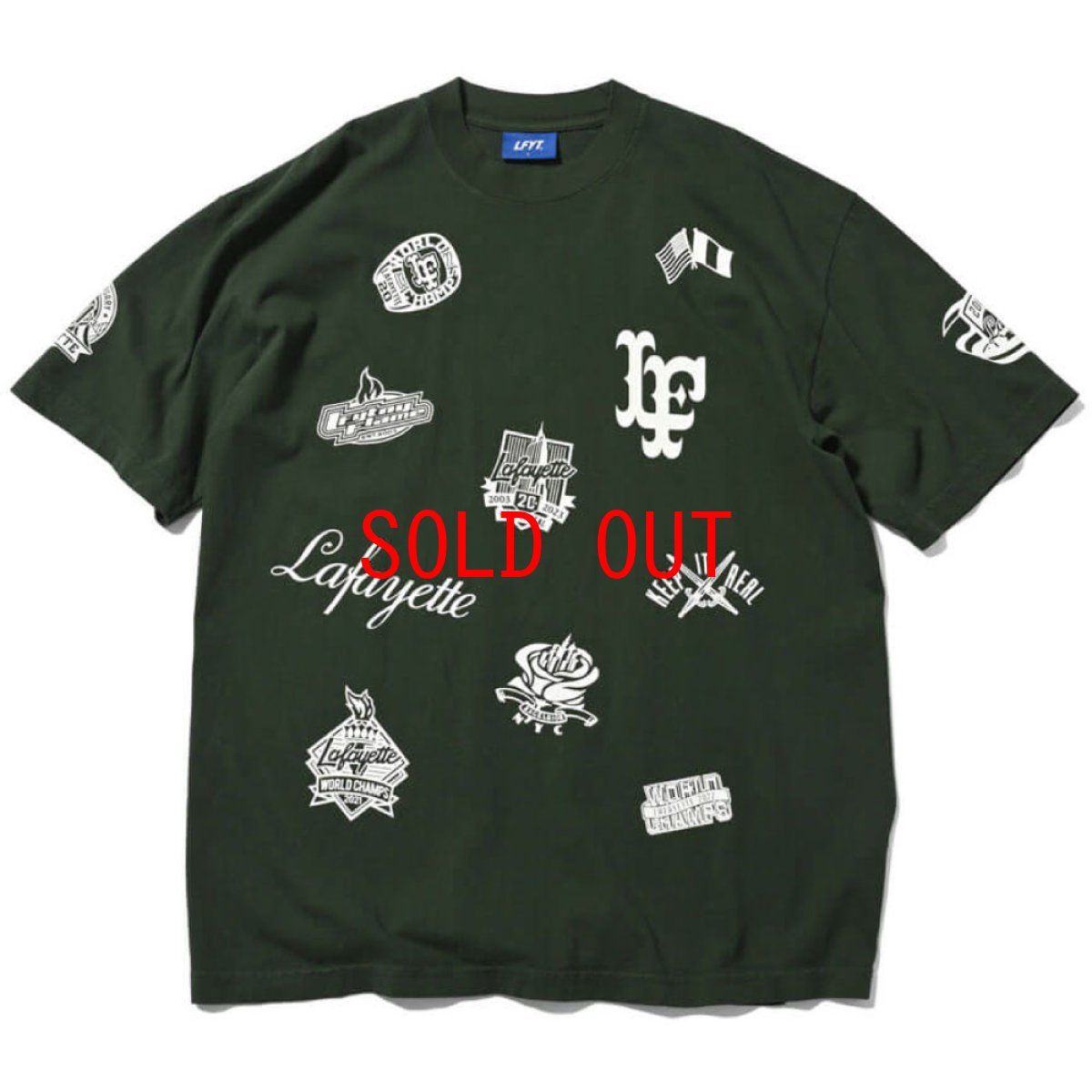 画像2: Allover Champion Emblem S/S Tee エンブレム ミディアム ウェイト 半袖 Tシャツ (2)