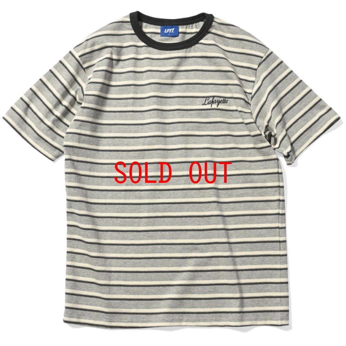 画像1: Script Logo Multi S/S Striped Tee スクリプト ロゴ ボーダー 半袖 Tシャツ (1)