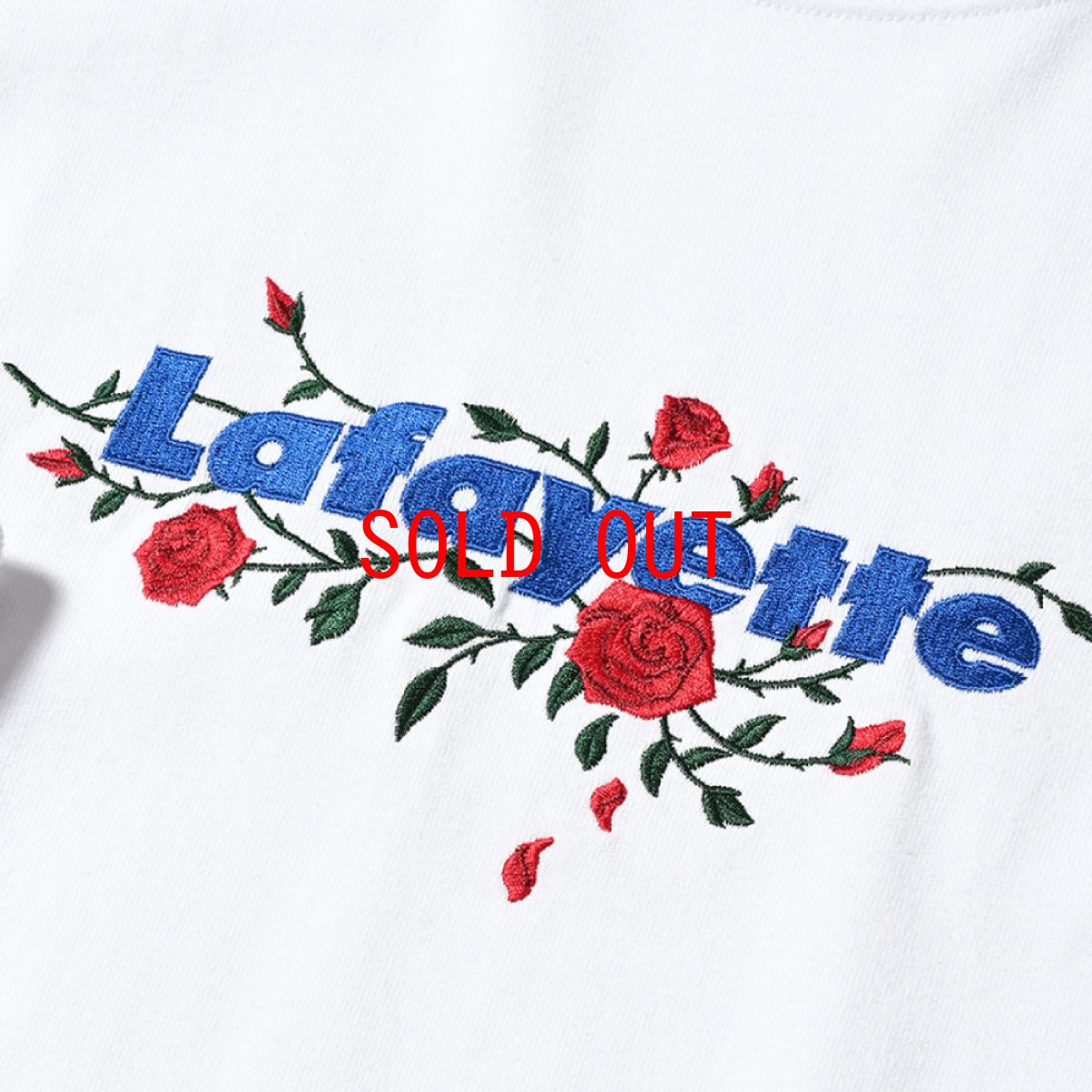 画像5: Rose Logo Pigment Dyed L/S Tee ローズ ロゴ 長袖 Tシャツ (5)